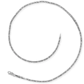 Lucky Life 925 Ayar Gumuss Kral Zincir - 7 mm Köşeli - 4