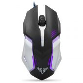 Everest SM-G72 Usb Siyah-Gümüş Işıklandırmalı Oyuncu Mouse - 1