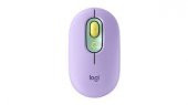 Logitech POP Emoji Mor Optik Kablosuz Mouse - 1