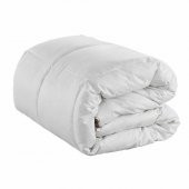 Yorgan 90168 Silikon akmir Çift Kişi Model Beyaz doğal Pamuk Kumaş silikon Dolgu - 1