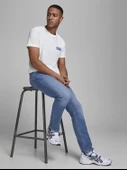 JACK JONES Glenn Model Erkek Dar Kesim Kot Pantolon 12157416 thumbnail 6