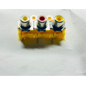 3 lü RCA Şase Konnektör - 1