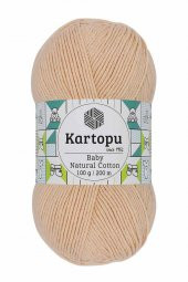 Kartopu Baby Natural Cotton El Örgü İpi  Ten K227 - 1