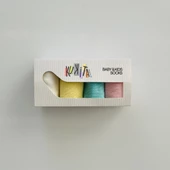 Kukita 4'lü Bebek Çocuk Candy Kaydırmaz Tabanlı Çorap Kuki25 - 1