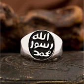 Lucky Life 925 Ayar Gumuss Mührü Şerif Erkek Yüzük - 3