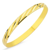 8 Ayar Altın Hediyelik Bilezik Çizgili - 1