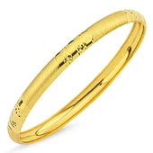 Şarnel Altın Hediyelik Bilezik Çizgili Setina - 1