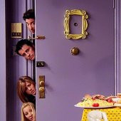 Drama Friends Monica Nın Kapı Minyatür Plastik Aparat - 3