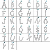 Lucky Life 925 Ayar Gumuss  Nazar Rodyum L Harfi Lucky Life Lucky Life Lucky Life Kadın Kolye - 2