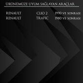 Renault Clio 2,Trafic,Master için Dörtlü Flaşör Düğmesi - KIRMIZI - 2