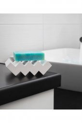 Dekoratif Sabunluk, Modern Sabunluk Altı Beton - Beyaz - 1