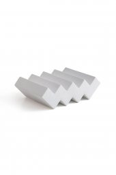 Dekoratif Sabunluk, Modern Sabunluk Altı Beton - Beyaz - 2