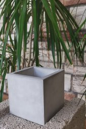Dekoratif Beton Saksı Doğal Beton Rengi - 3