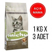 Micho Adult Cat Tavuklu Hamsi ve Pirinç Eşiliğnde Kedi Maması 3 kg Açık Mama - 1