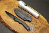 BİLTEK SHOP Outdoor Timberline Mini Pit Bull 16 cm Kolye Avcı Bıçağı El Fenerli - 2
