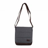 Bagacar Antrasit Unisex 9" 10" iPad ve Tabletli Postacı Çantası - 1
