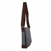 Bagacar Antrasit Unisex 9" 10" iPad ve Tabletli Postacı Çantası - 2