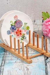 Perotti Bamboo Bölmeli Bambu Tabaklık 14093 - 1