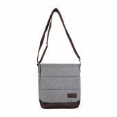 Bagacar Gri Unisex 9" 10" iPad ve Tabletli Postacı Çantası - 1