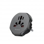 Mcdodo CP-4550 Priz Dönüştürücü Universal Seyahat Adaptörü-Siyah - 1