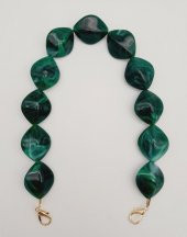 Angel Çanta Aksesuar 45 cm Kancalı Akrilik Zincir Light Gold Metalli No:12 - 1