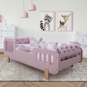 Setay Beşik, Lucca MDF Montessori Beşik + Yatak + Uyku Seti - 1