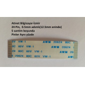 Awm 20624 80C 60V Vw-1 Flex Şerit Kablo 24 Pin 5Cm 24-0.5-5A - 1