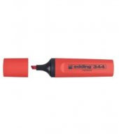 EDDİNG 344 FOSFORLU KALEM KIRMIZI - 1