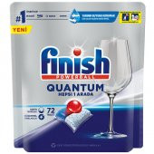 Finish Quantum Hepsi Bir Arada 72x2 144 Tablet Bulaşık Makinesi Deterjanı - 1