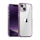 BİKAPAK ELIT CRYSTAL IPHONE 15 ŞEFFAF MOR KAPAK thumbnail 1