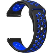 Gpack Samsung Galaxy Watch 6 44mm Kordon Delikli Çift Renk Silikon - 4