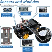 FREENOVE 4WD Araç Kiti (Arduino IDE ile uyumlu) - 4