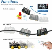 FREENOVE 4WD Araç Kiti (Arduino IDE ile uyumlu) - 3
