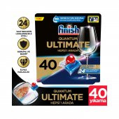 Finish Quantum Ultimate 40x2 80 Tablet Bulaşık Makinesi Deterjanı - 1