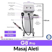 G8 Pro Masaj Aleti, Radyo Frekans+Vakum-Masaj-Zayıflama+G5 MASAJ IN ÜST MODELİ +4 ADET YAĞ - 5