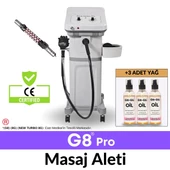 G8 Pro Masaj Aleti, Radyo Frekans+Vakum-Masaj-Zayıflama+G5 MASAJ IN ÜST MODELİ +3 ADET YAĞ - 1