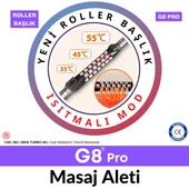 G8 Pro Masaj Aleti, Radyo Frekans+Vakum-Masaj-Zayıflama+G5 MASAJ IN ÜST MODELİ +3 ADET YAĞ - 3