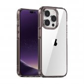 BİKAPAK ELIT CRYSTAL IPHONE 15 PRO ŞEFFAF SİYAH KAPAK - 1
