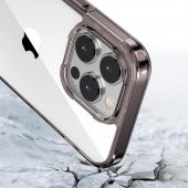 BİKAPAK ELIT CRYSTAL IPHONE 15 PRO ŞEFFAF SİYAH KAPAK - 3