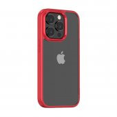 BİKAPAK ELIT CRYSTAL IPHONE 15 PRO MAX KIRMIZI KAPAK - 1