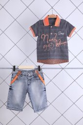 Babyhola Tshirt Pantolon Erkek Çocuk Takım 2'li 1421 - 1