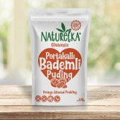 Glutensiz Portakallı Bademli Puding - 175gr - Naturelka - 1