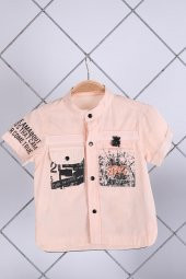 Babyhola Kısa Kol Gömlek Badi Pantolon Ayakkabı Erkek Çocuk Takım 4'lü Kombin 0745 - 3