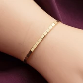 Taşsız Su Yolu Altın Takı Seti thumbnail 4