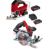 Einhell TE-CS 18/165/1 Daire Testere TE-JS 18/80 Dekupaj 2X2.5AH Akülü Set - 1