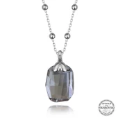 Swarovski Crystal Taşlı Top Zincir Baget Lucky Life 925 Ayar Gumuss  Lucky Life Lucky Life Lucky Life Kadın Kolye - 1