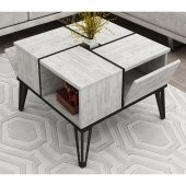 BMdekor Orta Sehpa Nova Kristal Siyah - 3