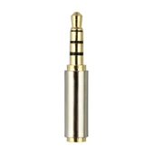 3.5mm Erkek to 2.5mm Dişi Kulaklık Çevirici Jack Altın Uç - 3