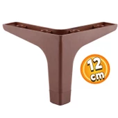 Sedef Lüks Mobilya Kanepe Sehpa Tv Ünitesi Koltuk Ayağı 12 Cm Ceviz Ahşap Desenli Ayakları (4 ADET) - 2