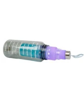 Valletta VLT1296 Figo 3lü Set  Motivasyonel Su Matarası Siyah(2000ml-750ml-300ml) - 2